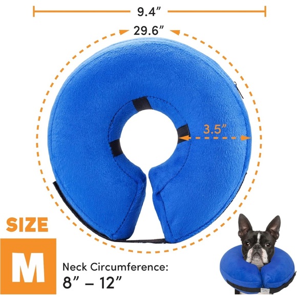 Inflatable dog collar - Picture 2 of 9